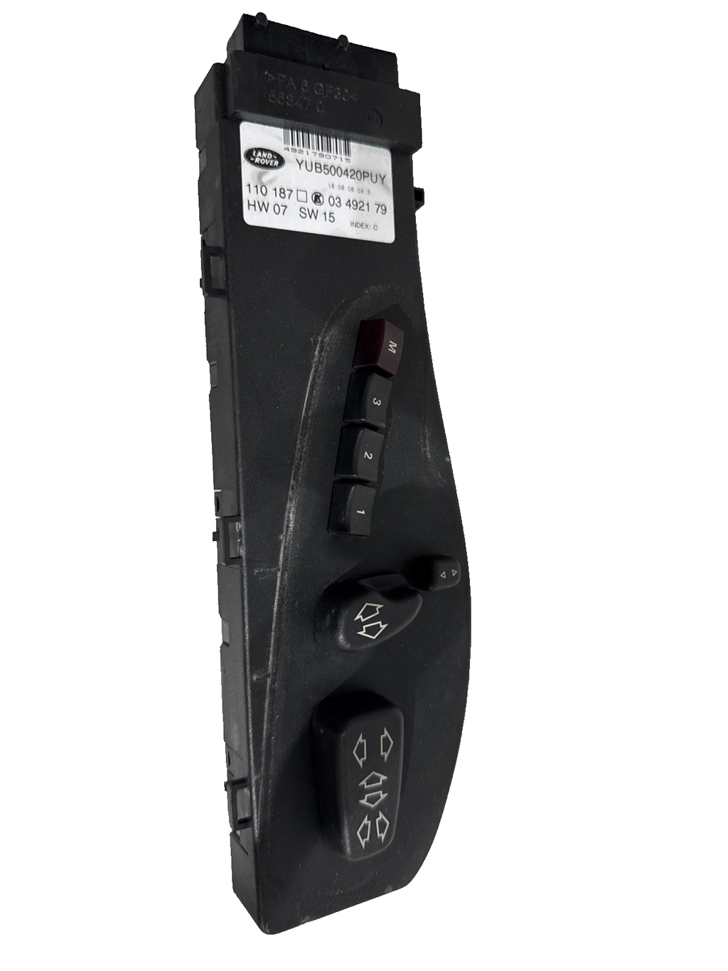 Range Rover L322 Electric Seat Switch Pack Memory Off Side Front YUB500420PUY