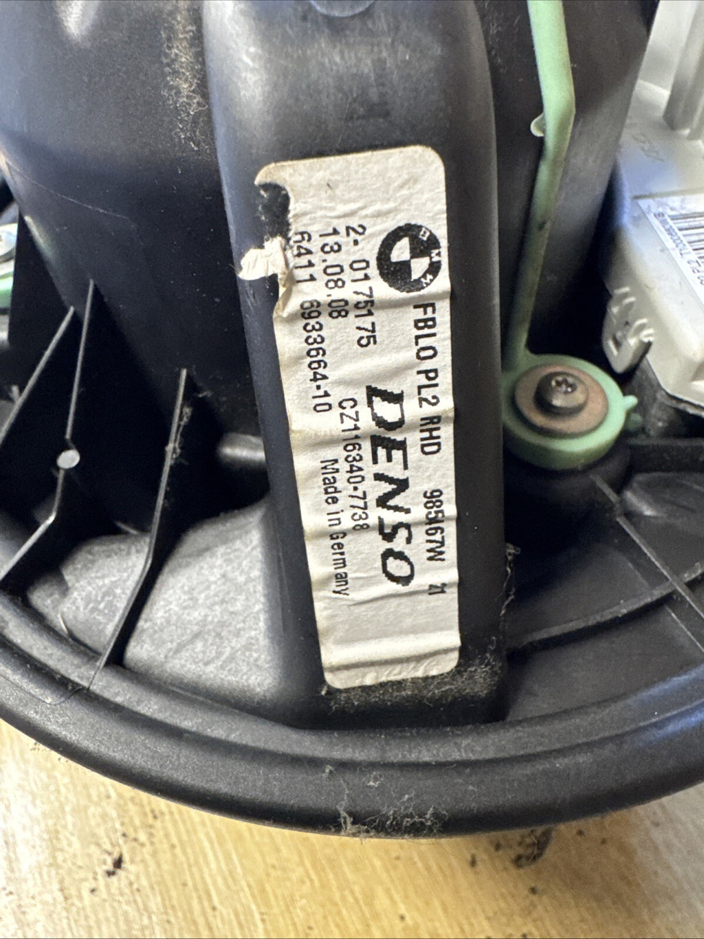 BMW 1 3 X1 X3 X4 Z4 SERIES E81 E82 E87 03-15 HEATER BLOWER MOTOR 6933664