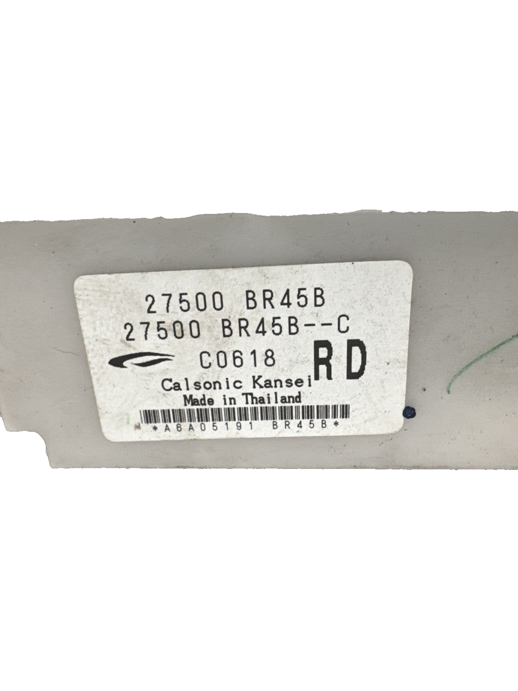 27500BR45B Nissan Qashqai  Air Conditioning Heat Control Panel Switch