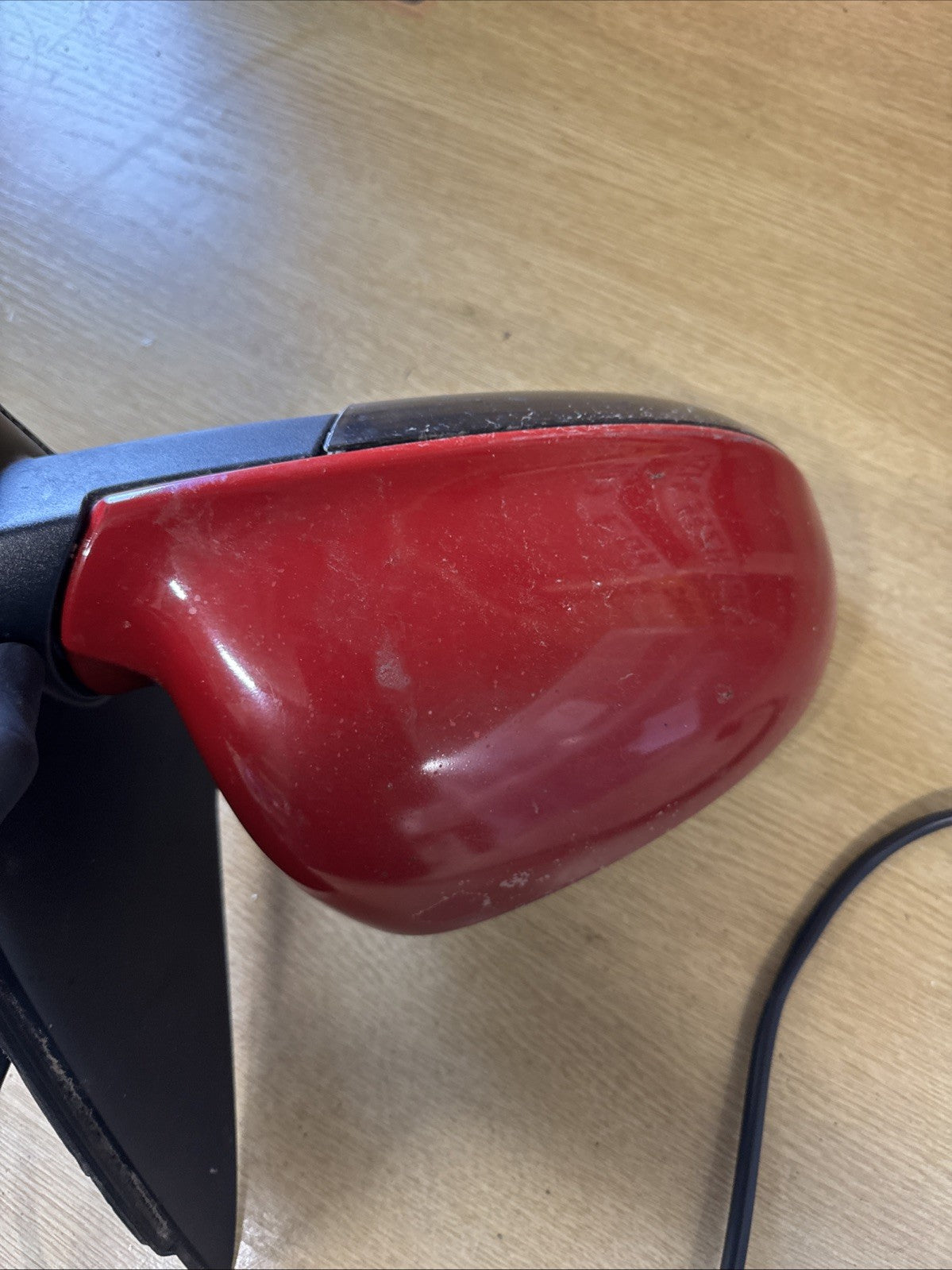 2004 VW GOLF 1.6 SE FSI 5DR MK5 DRIVERS WING MIRROR ELECTRIC RED 1K2857502