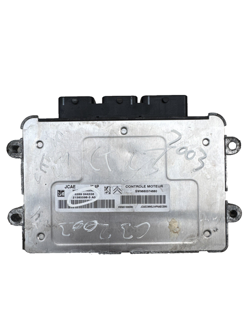 2005 CITROEN C3 1.4 PETROL ENGINE CONTROL UNIT ECU 21585598 SW9660374680
