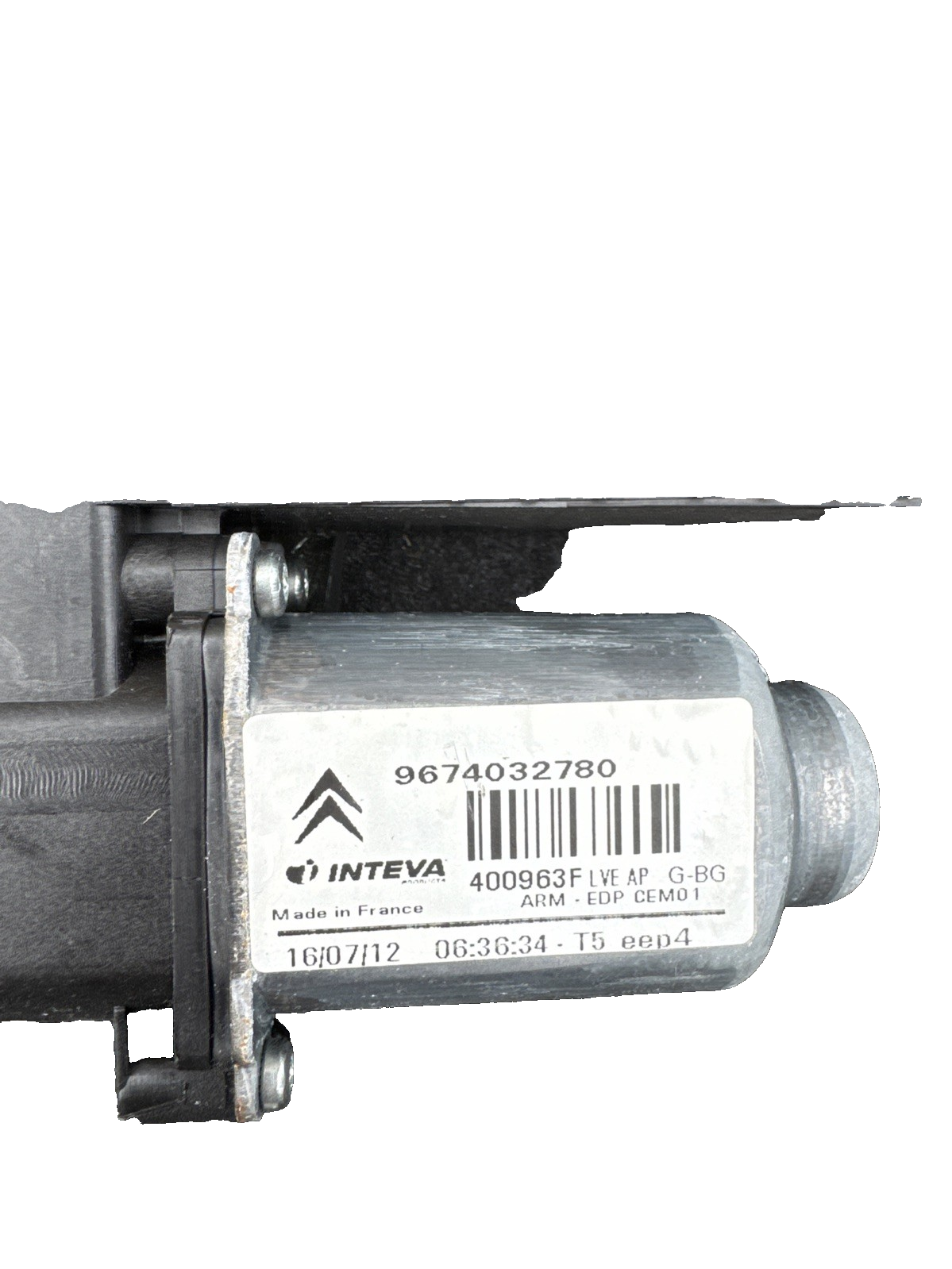 Citroen C4 Picasso 2007-2012 Passenger Side Front Window Motor 9674032780