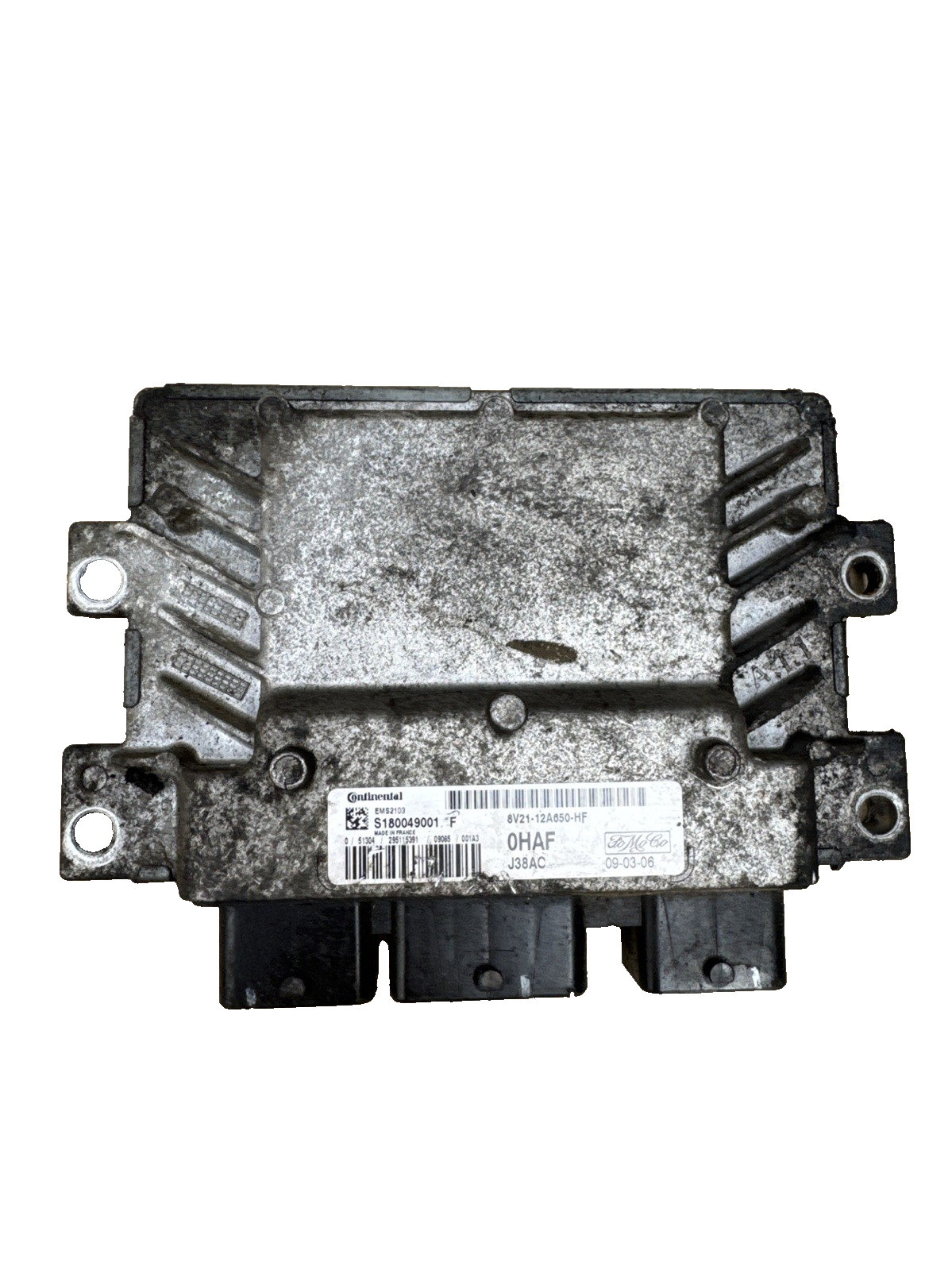 2010 FORD FIESTA 1.6 TDCI ENGINE CONTROL UNIT ECU AV21-12A650-HF