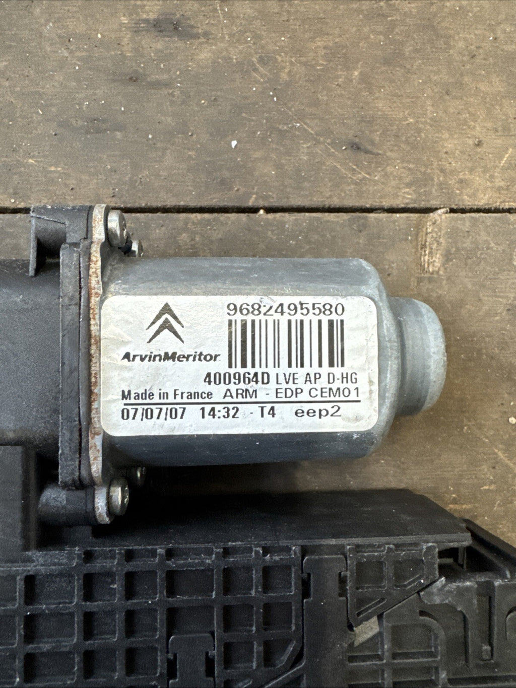 CITROEN C4 PICASSO 2010 1.6 HDI 5DR DRIVER FRONT WINDOW MOTOR 9682495780