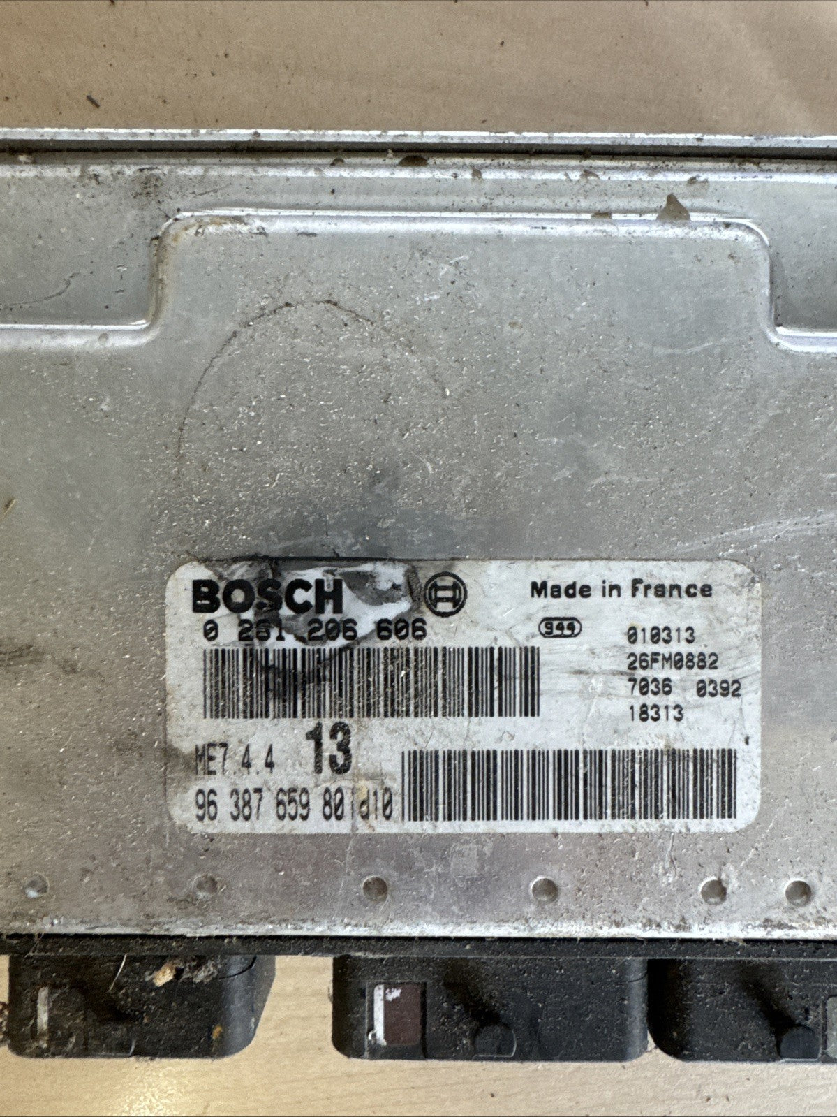 CITROEN PEUGEOT 2002 1.6 petrol Engine ECU 0261206606