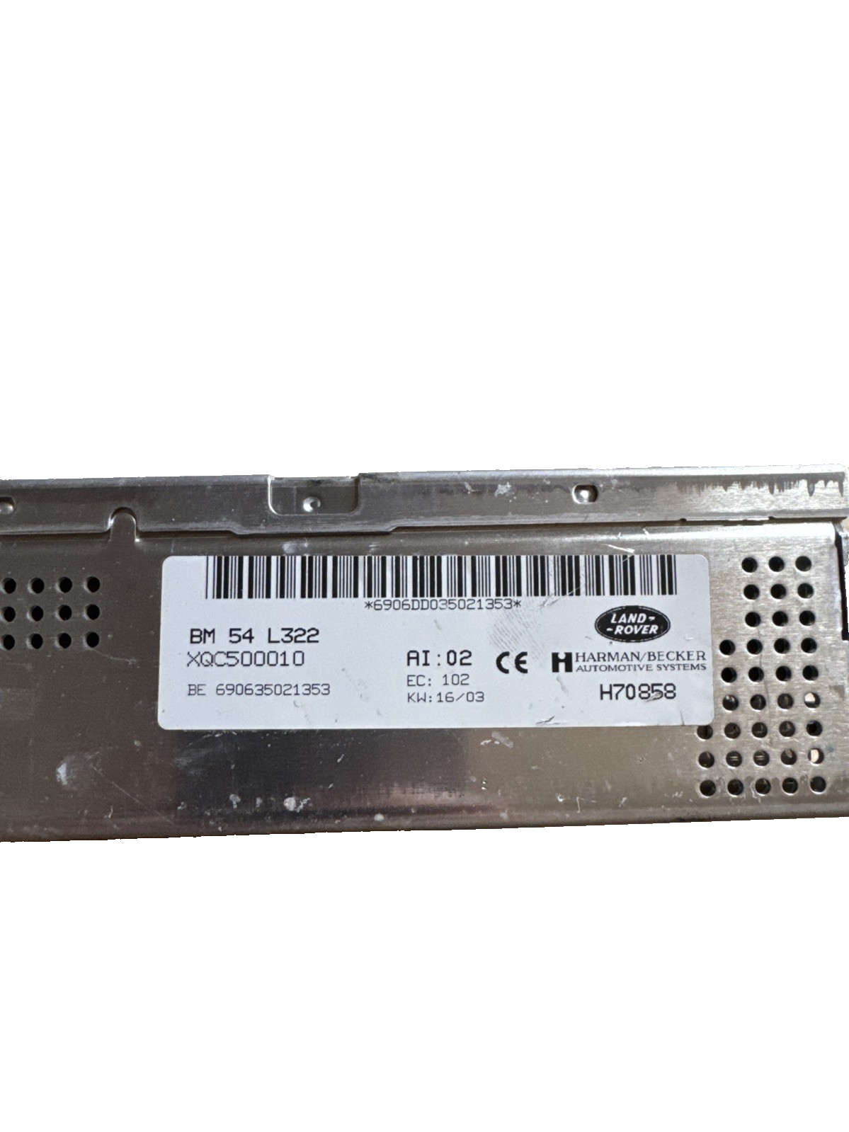 Range Rover L322 Radio Stereo Amp Audio Module BM54 Harman Becker XQC500010 ✅