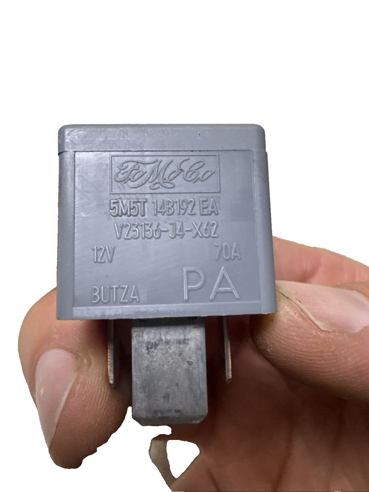 54-Ford (05-16) Multi-Use 4-Pin Grey Relay FoMoCo 5M5T-14B192-EA / V23136-J4-X62