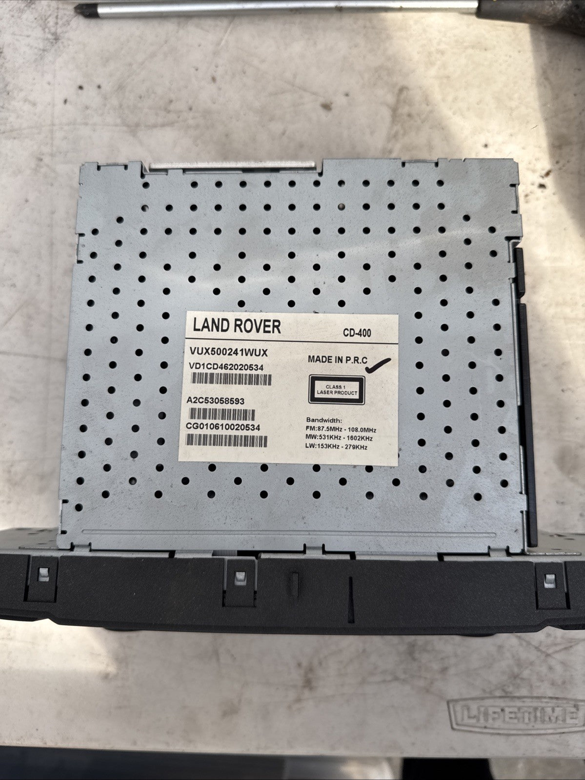 LAND ROVER DISCOVERY 3 TDV6 7 SEATS MK3 (L319) 2004-2006 Head Unit vux500241wux