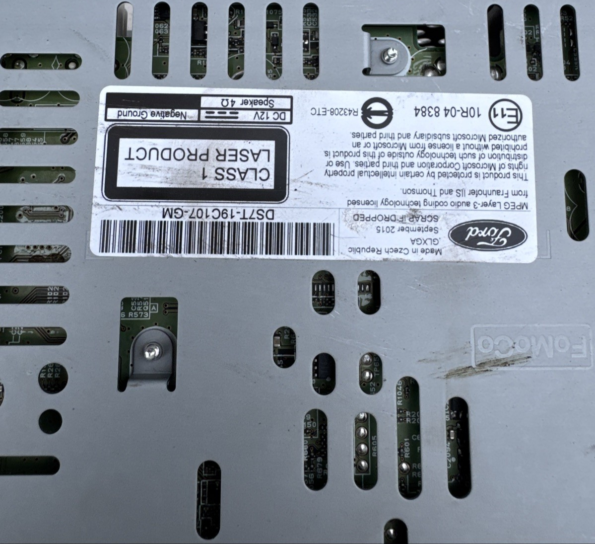FORD MONDEO RADIO HEAD UNIT MK5 2014-2022 STEREO HEAD UNIT DS7T-19C107-GM