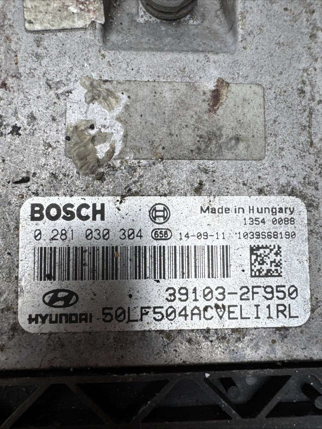HYUNDAI IX35 2.0 CRDI AUTO 4WD D4HA 2014 ENGINE CONTROL UNIT ECU 39103-2F950
