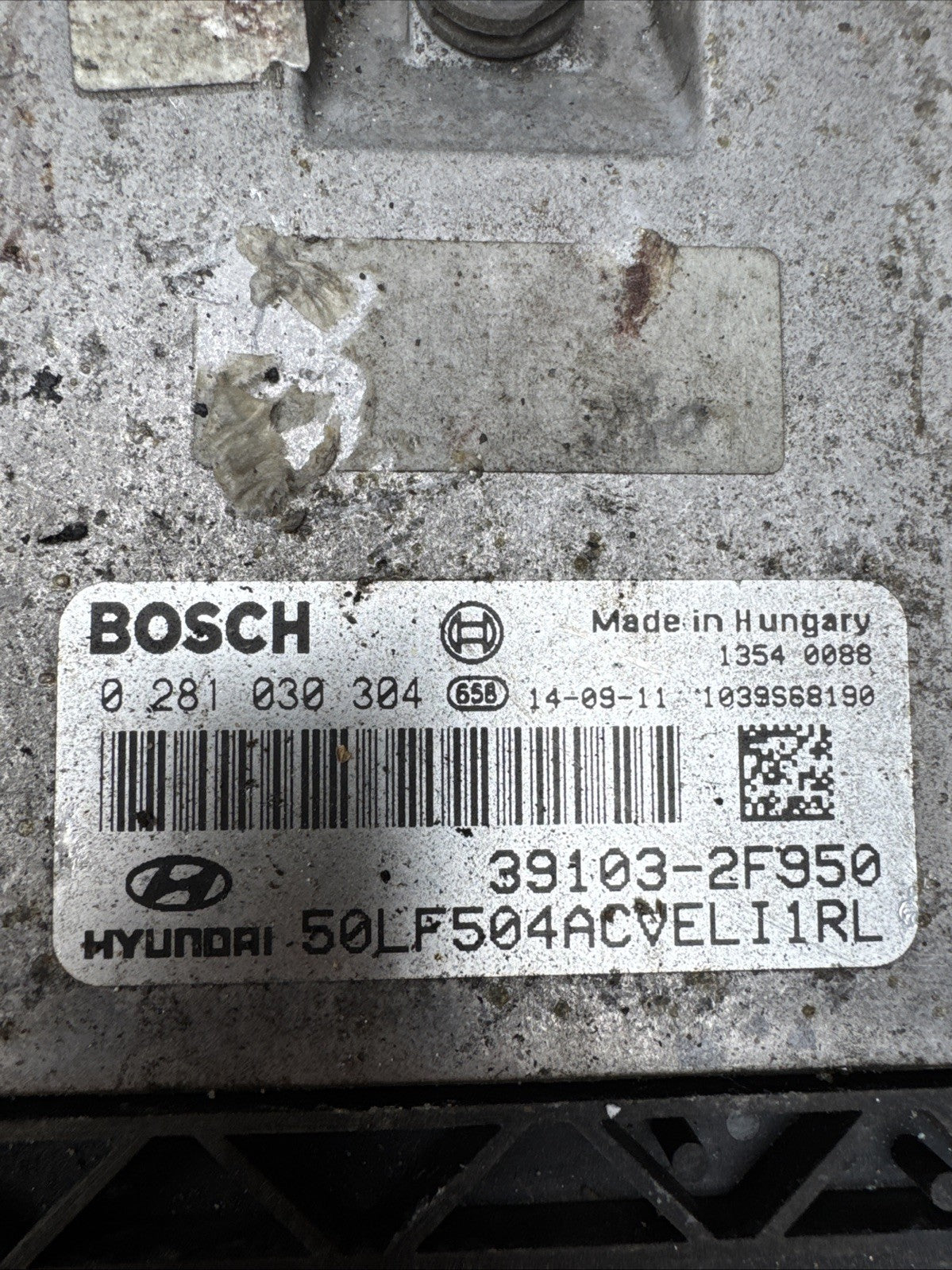 HYUNDAI IX35 2.0 CRDI AUTO 4WD D4HA 2014 ENGINE CONTROL UNIT ECU 39103-2F950