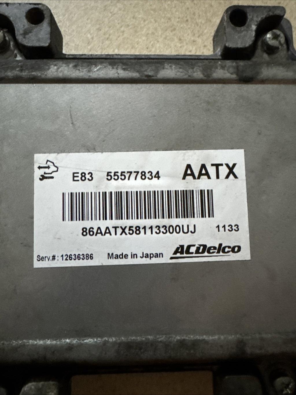 VAUXHALL CORSA D 1.2 ENGINE CONTROL UNIT ECU 55577834