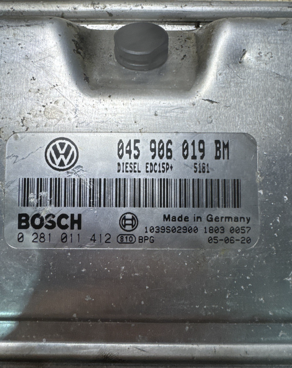 2007 SKODA FABIA 1.4 ENGINE CONTROL UNIT 045906019BM