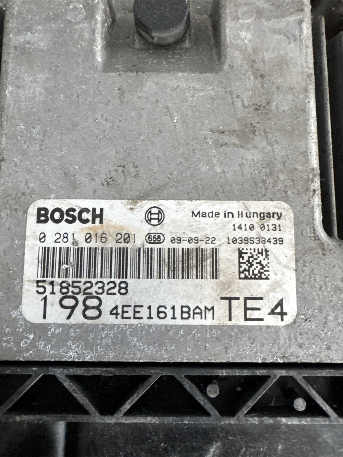 FIAT Bravo Dynamic Eco 1.6 Diesel M-jet Bosch Engine ECU 51852328
