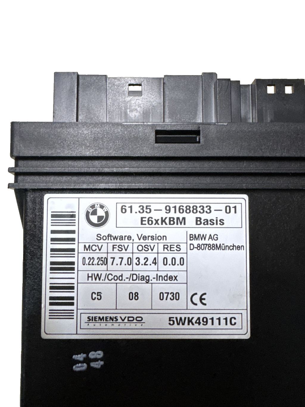 BMW 5 6 Series E60 E63 E64 Body Control Module ECU Control Unit 6957140