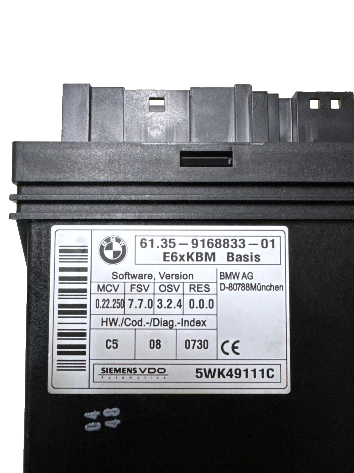 BMW 5 6 Series E60 E63 E64 Body Control Module ECU Control Unit 6957140