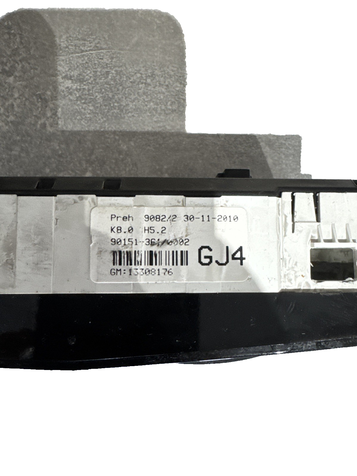 Vauxhall Zafira B 2005 - 2014 Piano Black Heater Control Panel 13308176 (F9)