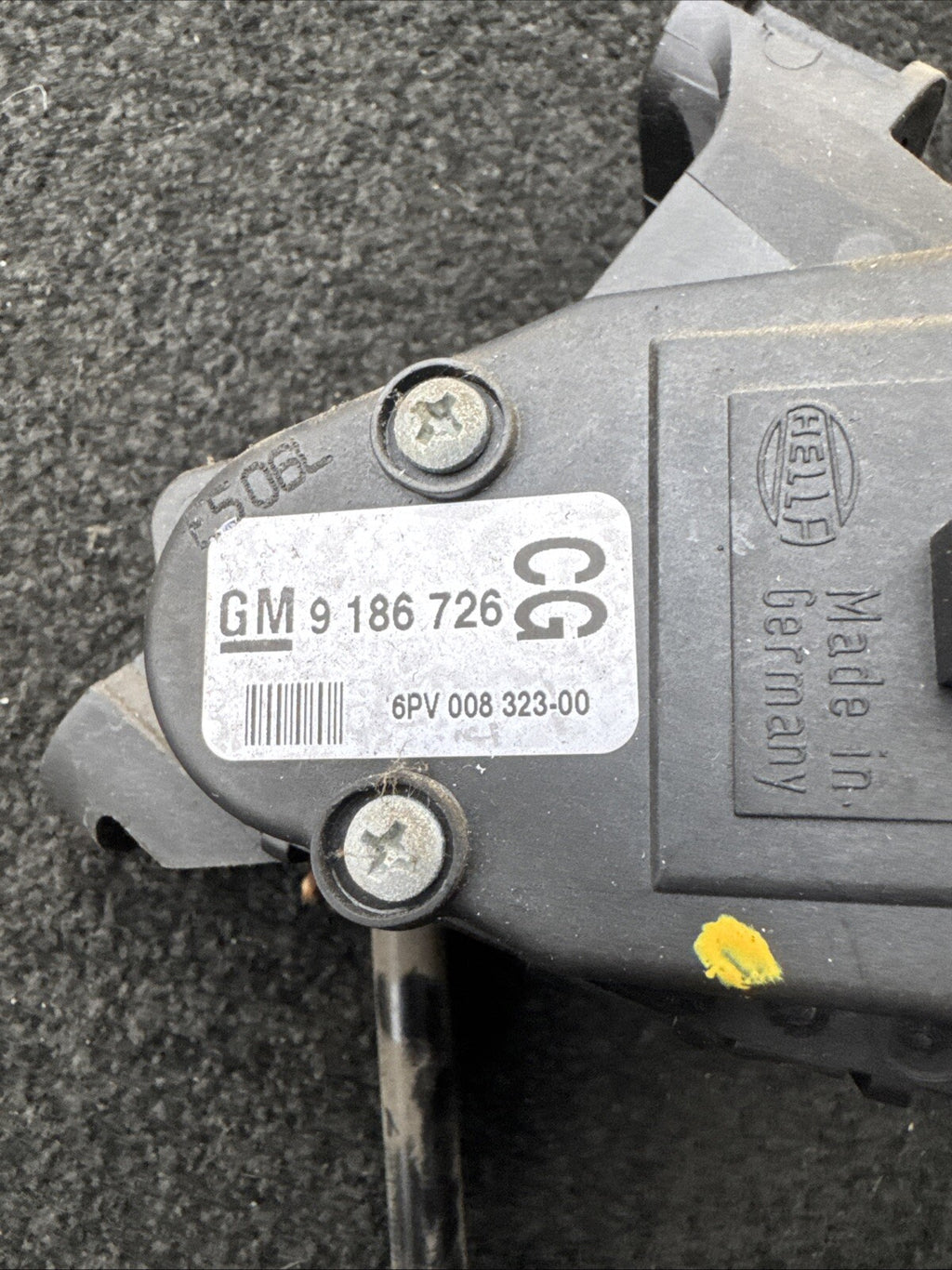 2006 VAUXHALL VECTRA ACCELERATION THROTTLE GAS PEDAL GM9186726