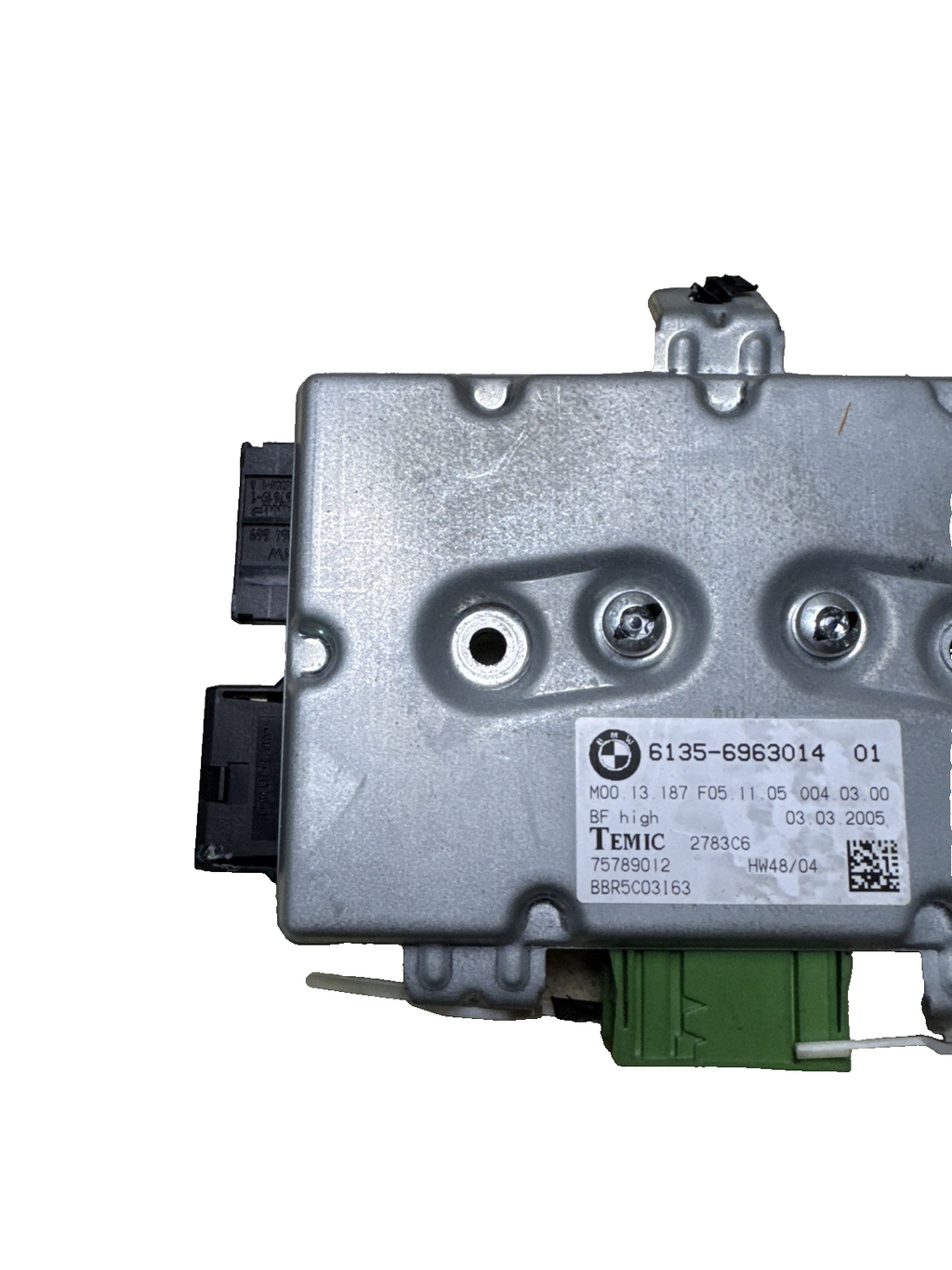 BMW 6 SERIES E63 E64 FRONT PASSENGER SIDE AIRBAG CONTROL MODULE 6963014 2005