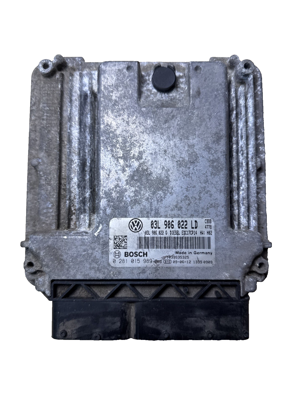 2010 VOLKSWAGEN GOLF MK6 2.0 ENGINE CONTROL UNIT 03L906022LD