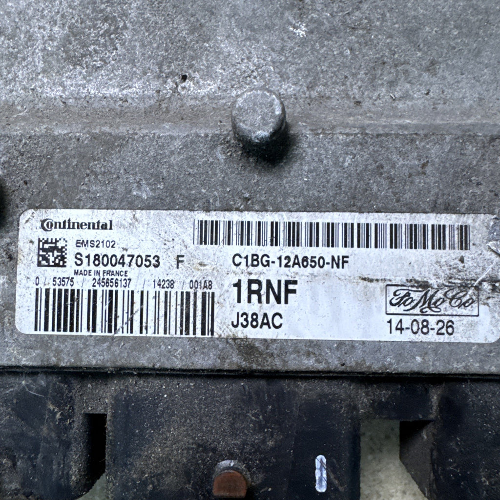 Ford Fiesta Mk7 1.25 Ecu C1BG12A650NF C1BG-12A650-NF 1RNF S180047053 F