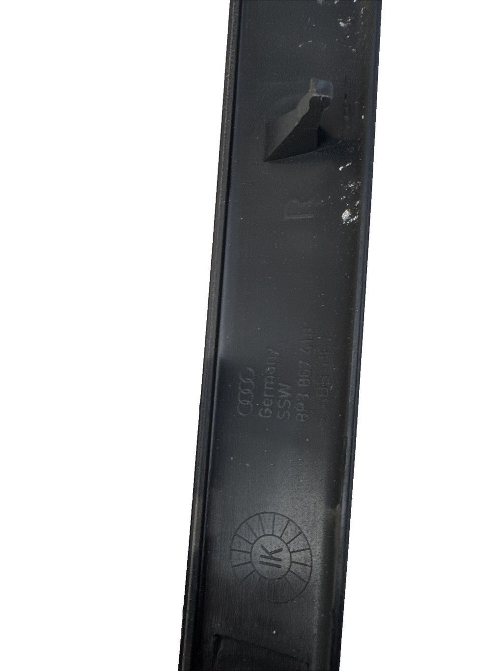 Audi A3 8P Door Card Trim Strip Decor Cover Front Right, O/S 8P3867410, Genuine
