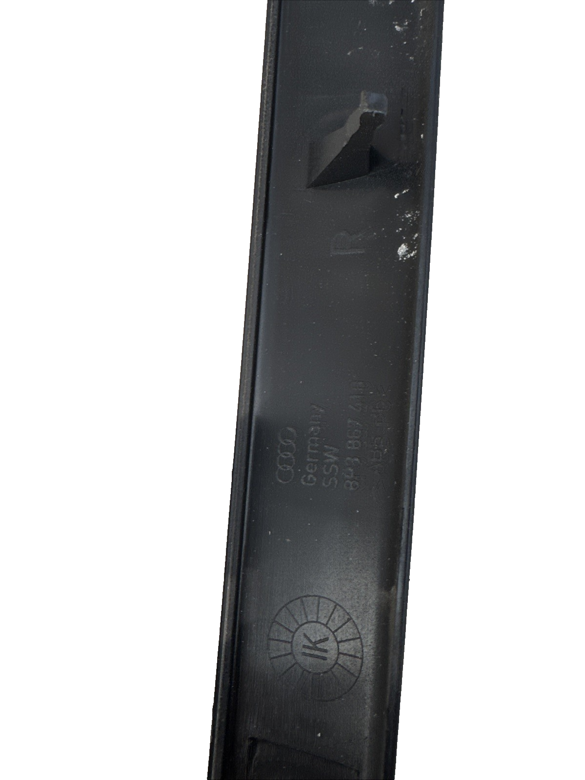 Audi A3 8P Door Card Trim Strip Decor Cover Front Right, O/S 8P3867410, Genuine