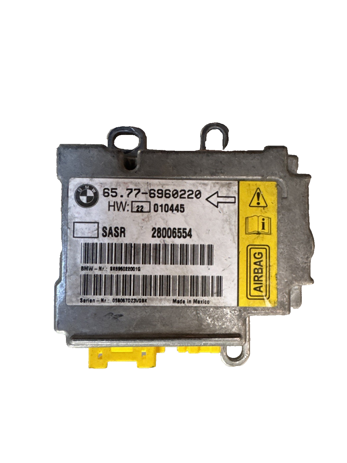 BMW 7 SERIES E65 E66 AIR SRS BAG MODULE UNIT RIGHT DRIVER SIDE OFFSIDE 6960220