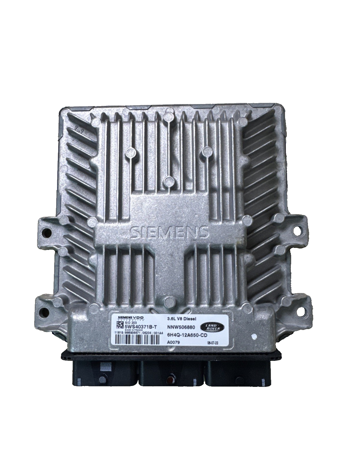 6H4Q12A650CD NNW506880 RANGE ROVER ENGINE ECU  5WS40371C SID 203