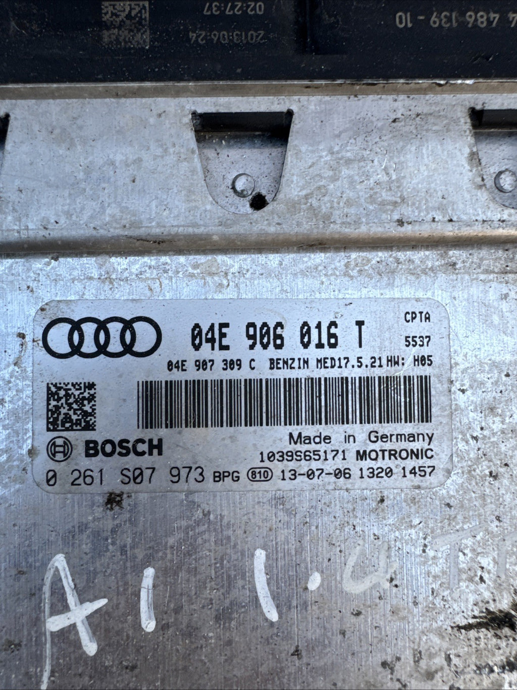 Audi A1 2014 8x Engine Control Module 1.4 Petrol Ecu - 04e906016t 04E906016T