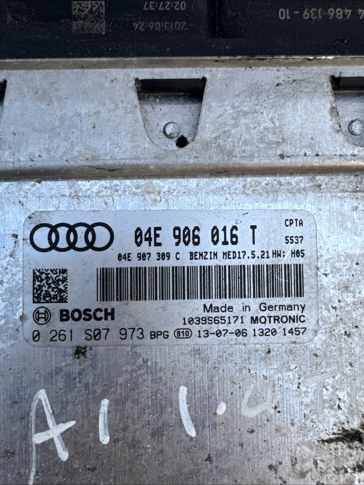 Audi A1 2014 8x Engine Control Module 1.4 Petrol Ecu - 04e906016t 04E906016T