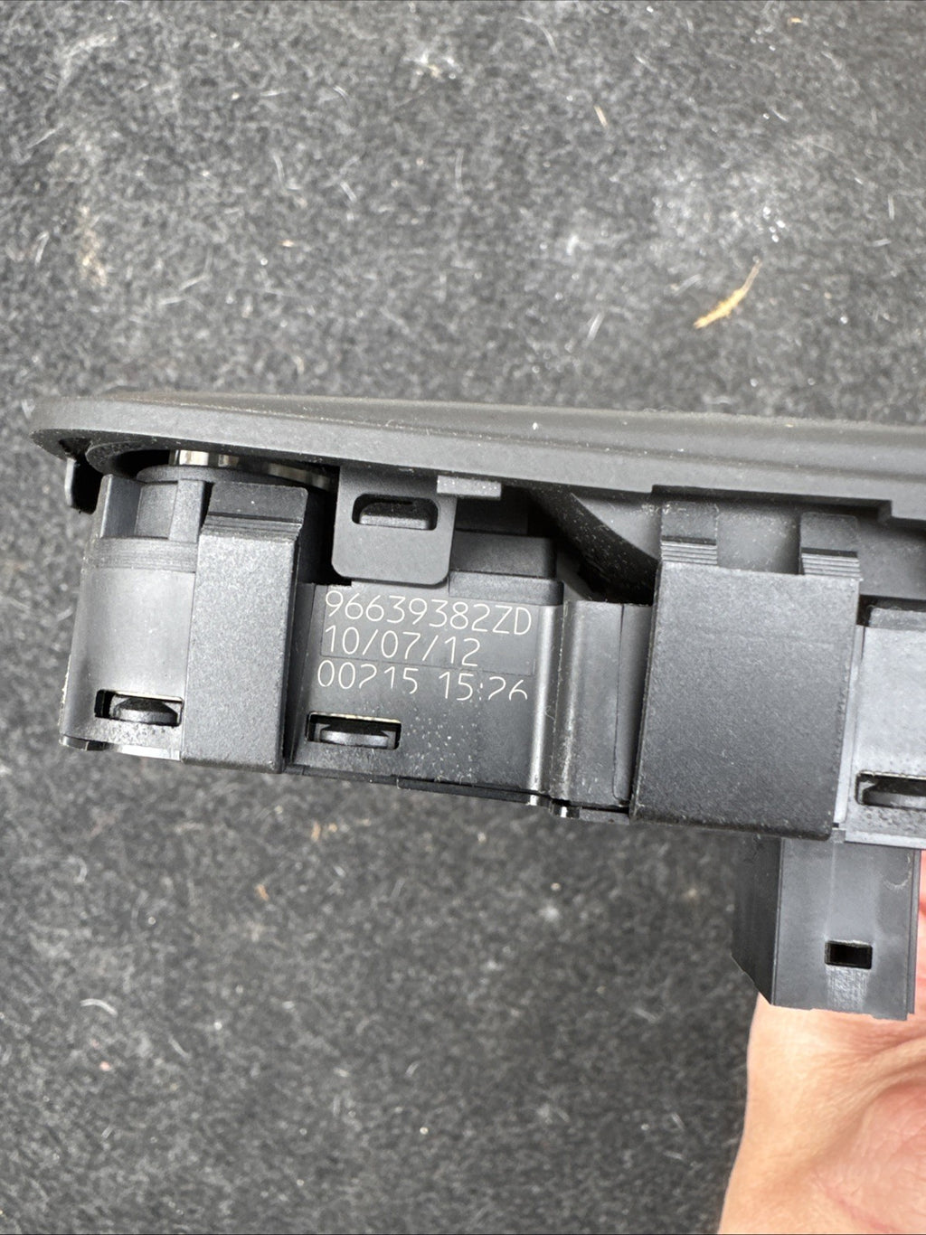 2007-2012 CITROEN C4 PICASSO DRIVER  ELECTRIC WINDOW MIRROR SWITCH 96639382ZD