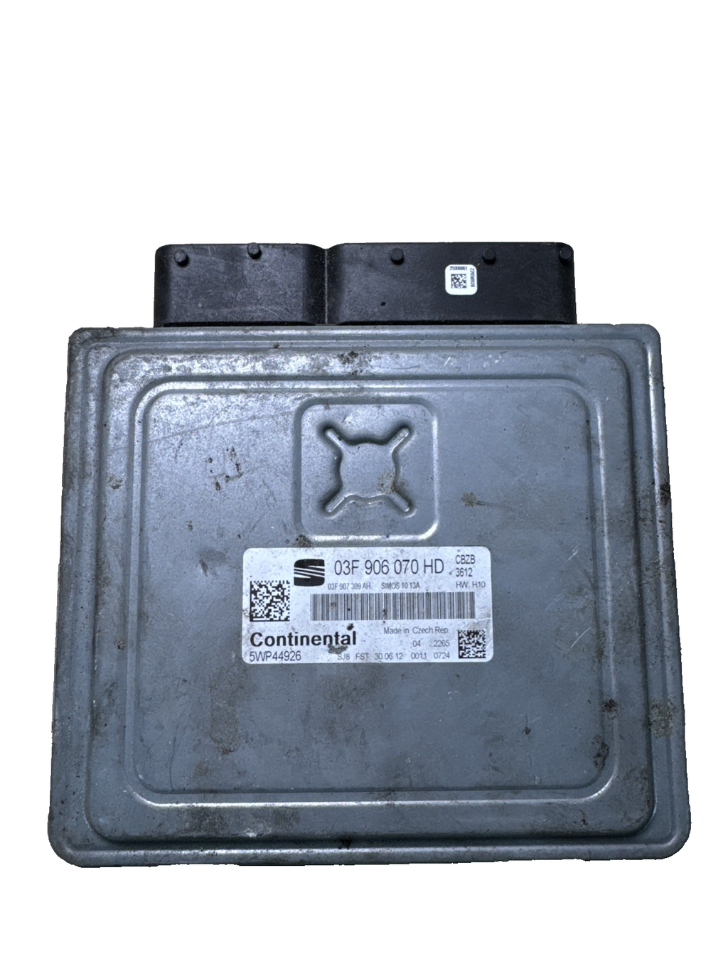 2012 SEAT LEON MK2 1.2 TSI ENGINE ECU 03F906070HD CBZB