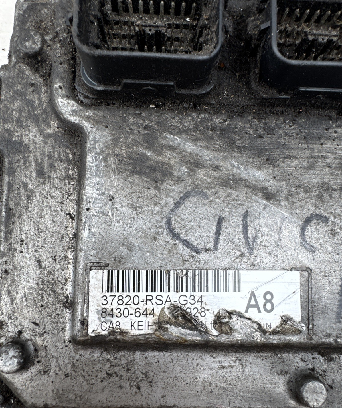 2006-2011 HONDA CIVIC MK8 1.8 PETROL VTEC ENGINE CONTROL UNIT ECU 37820RSAG34