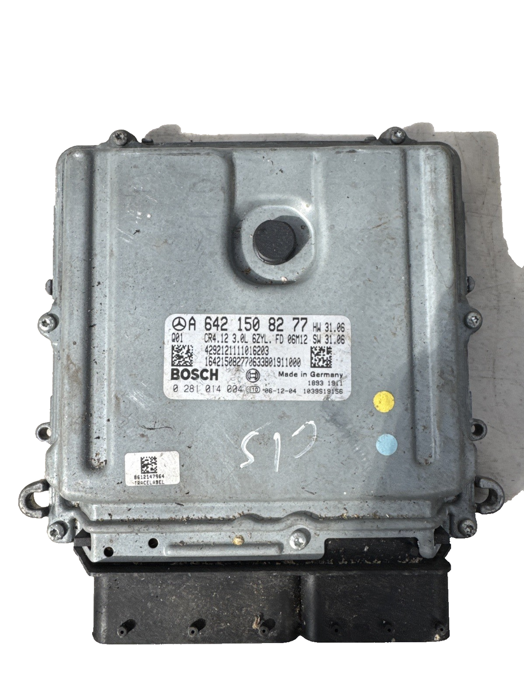 2007 MERCEDES CLS CLS320 CDI 4DR AUTO ENGINE ECU A6421508277 0281014004