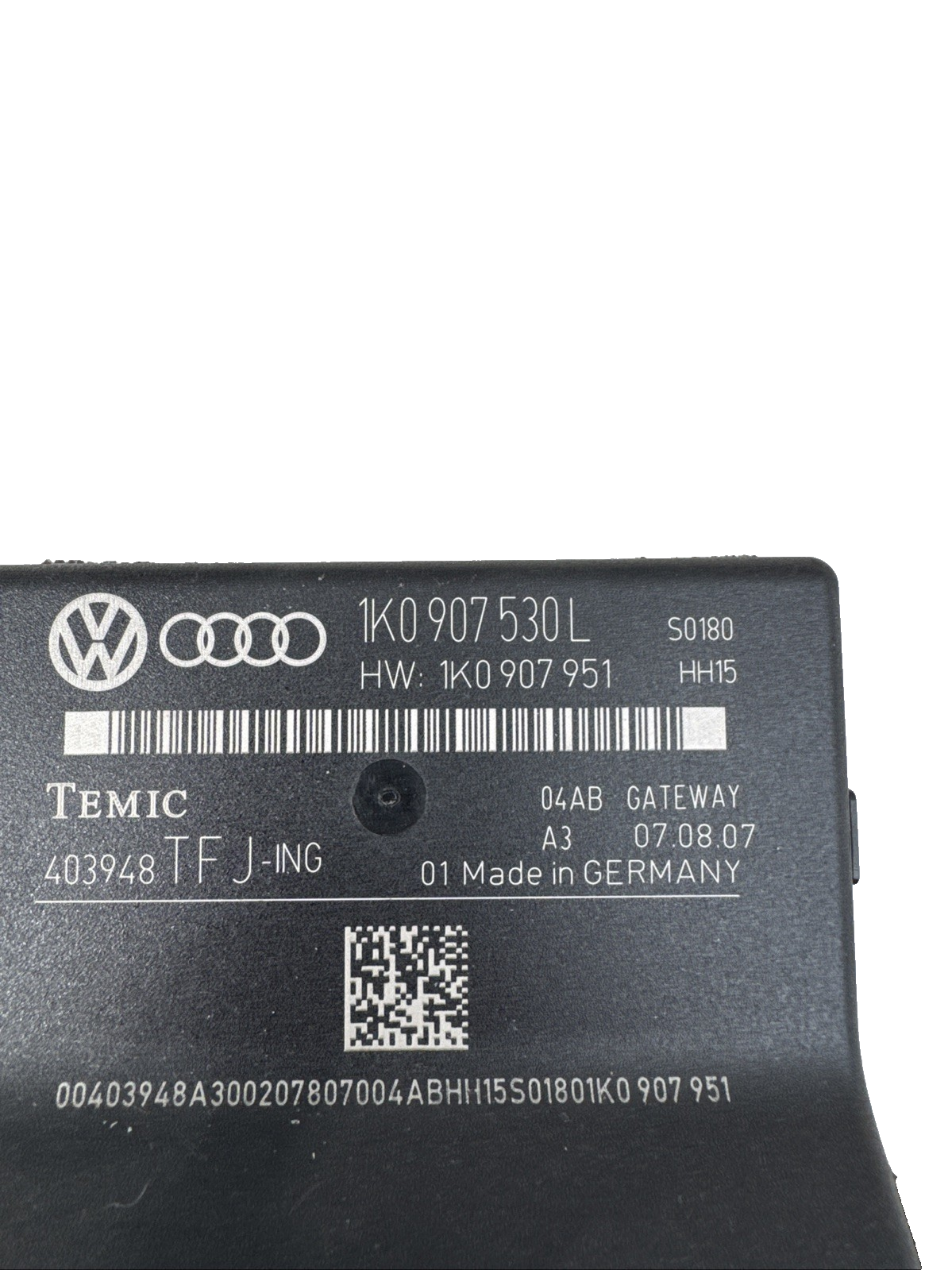 AUDI A3 2007 1.9 TDI SPORT MK2 3DR GATEWAY CONTROL MODULE 1K0907530K