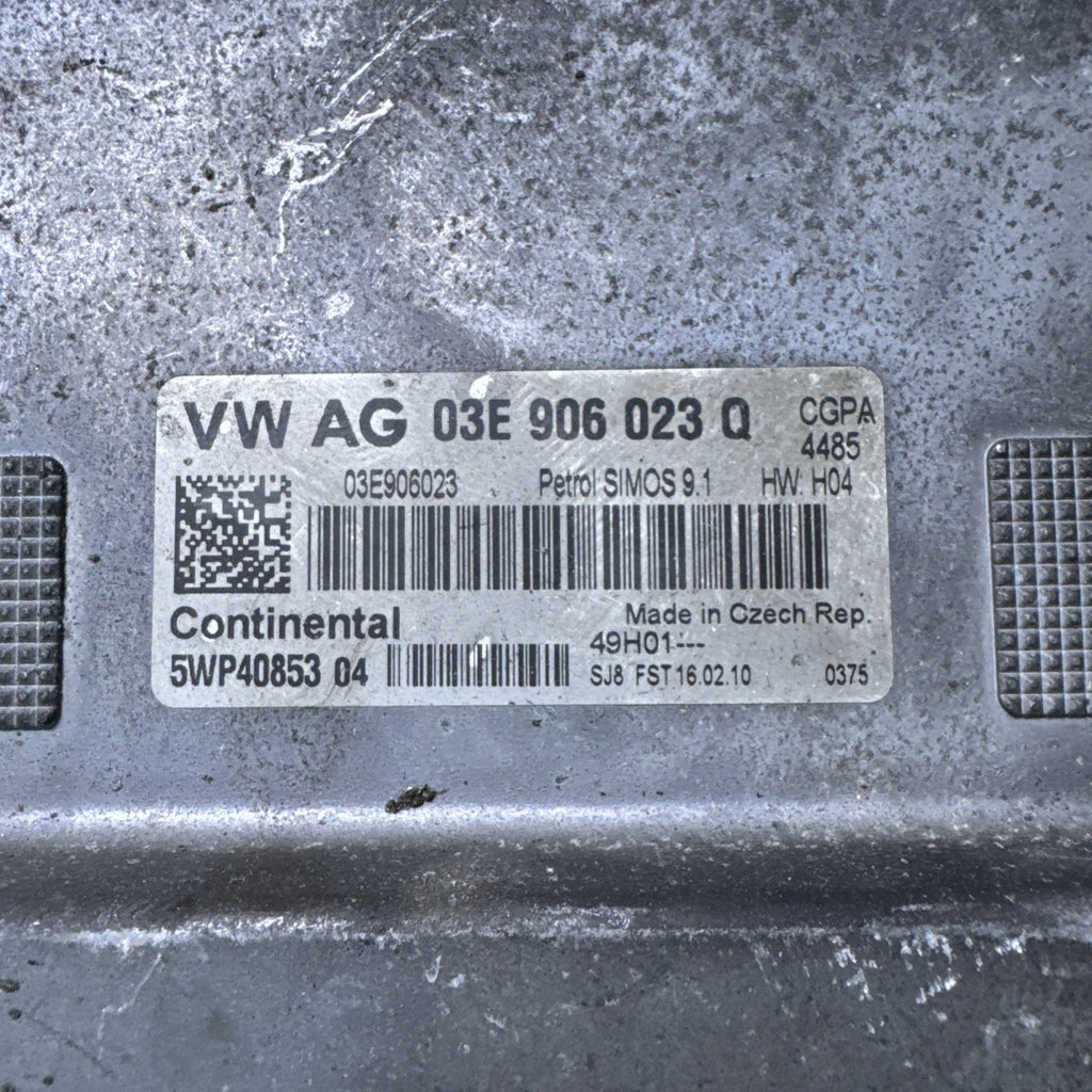 SKODA FABIA (2009) ECU ENGINE CONTROL UNIT 1.2 PETROL 03E906023Q