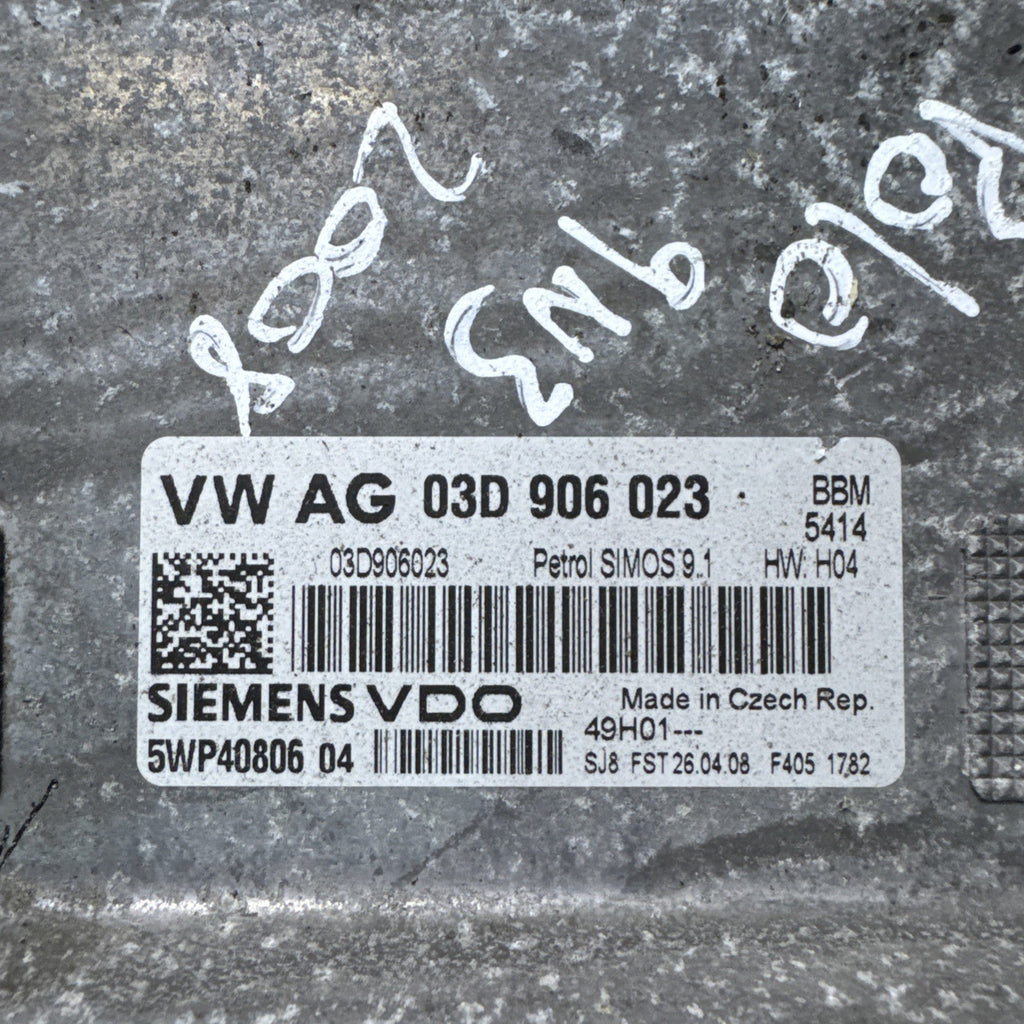 GENUINE VW AUDI SEAT SKODA ECU 03D906023 1.2L Petrol 04-12