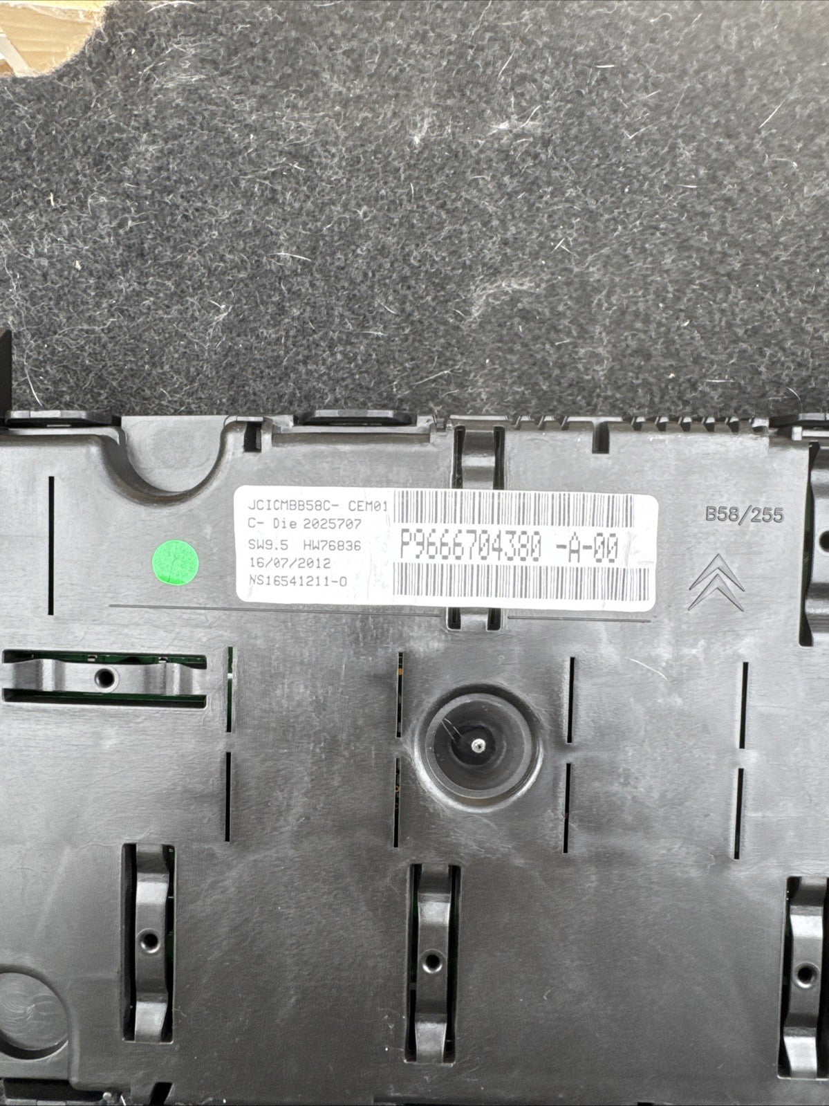 2010 CITROEN C4 PICASSO SPEEDOMETER INSTRUMENT CLUSTER P9666704380 #2