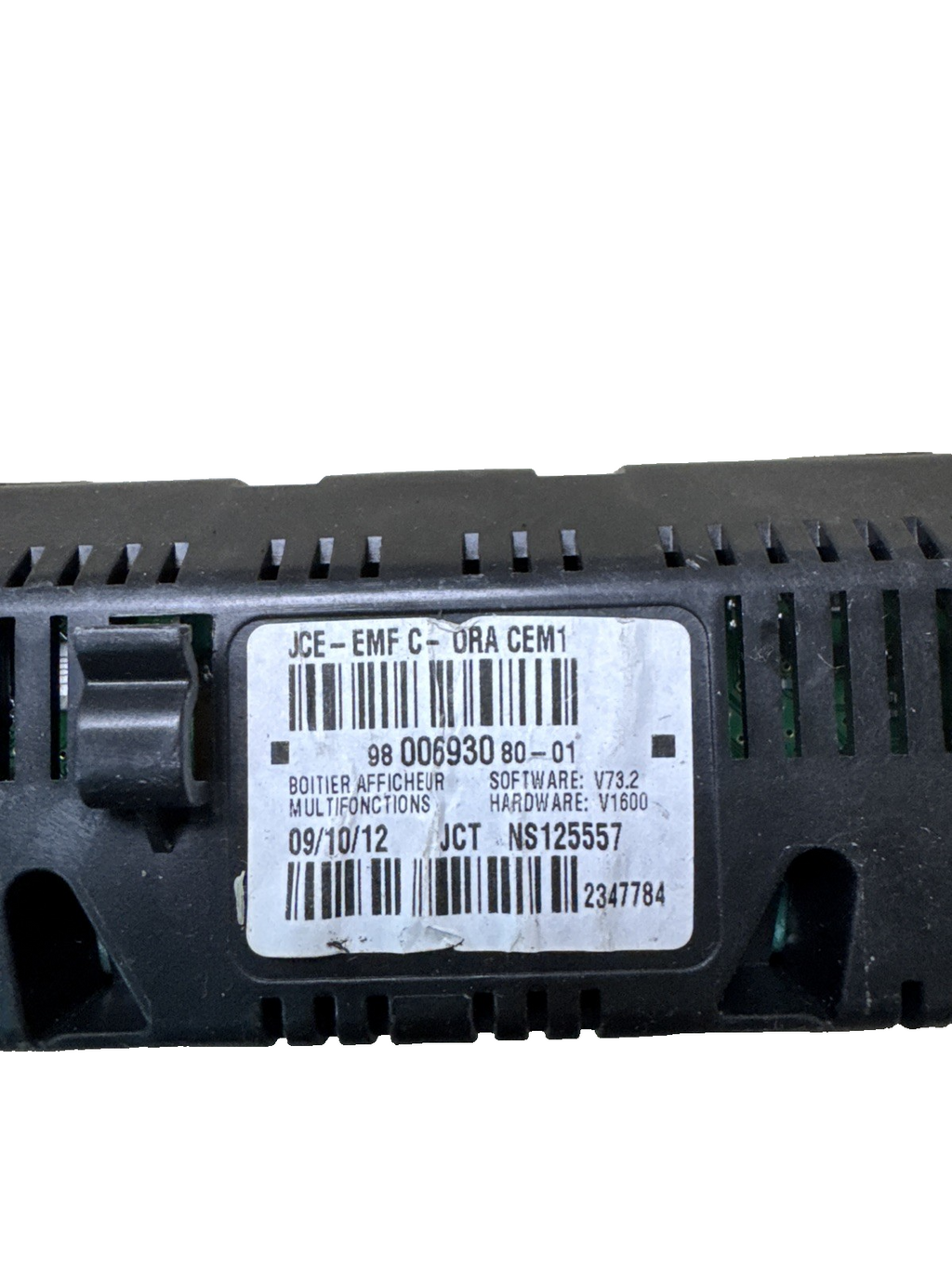 Citroen DS3 Mk1 2009-2016 Radio Multifunction Display 98006930 9800693080 -01