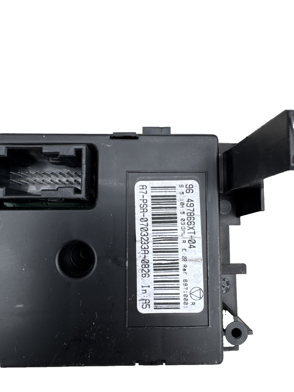 2007 PEUGEOT 207 HEATER & AC CONTROL PANEL 96497866XT-04