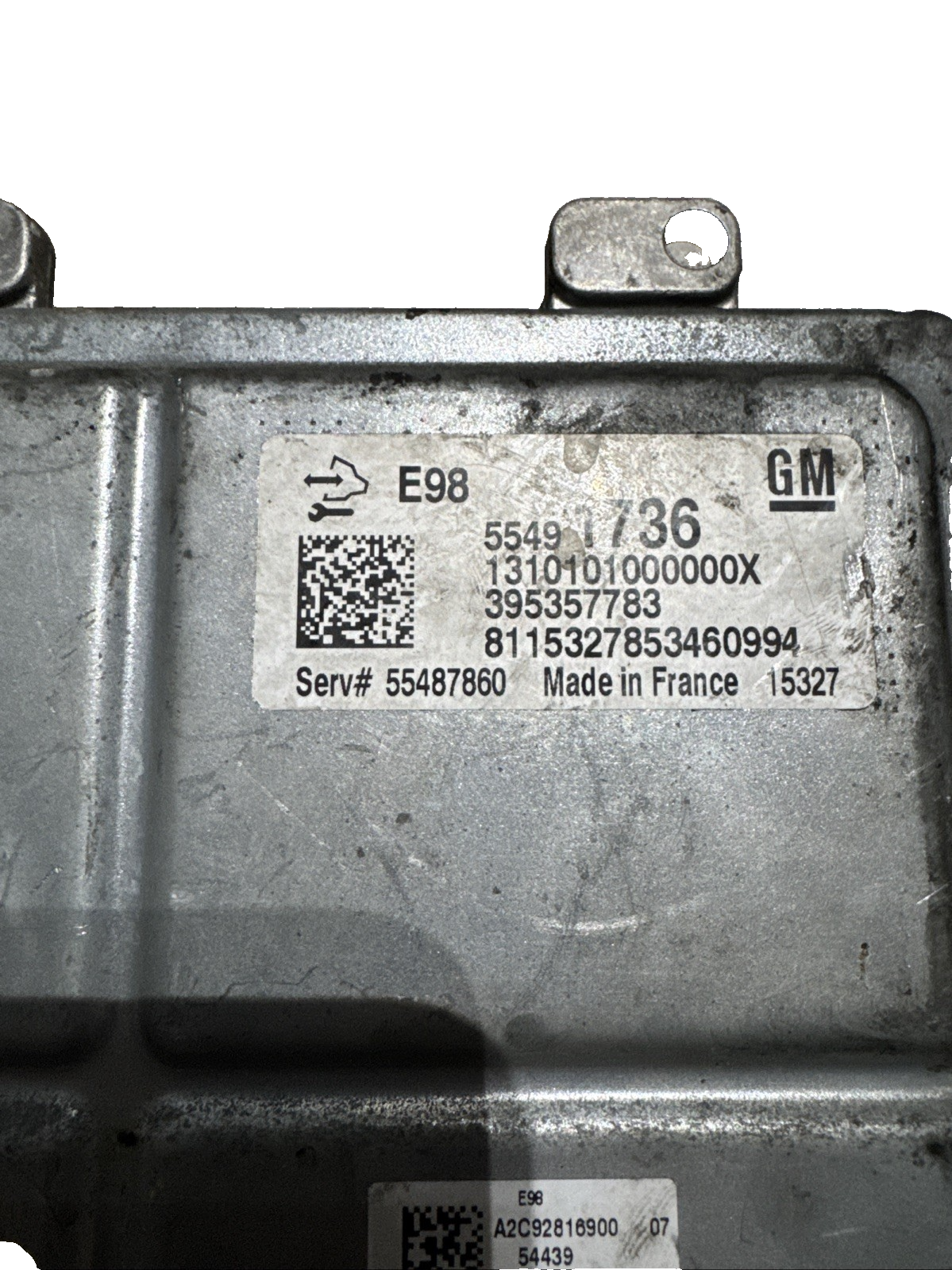 VAUXHALL ZAFIRA C ECU 55491736 2.0 CDTI B20DTH 2015