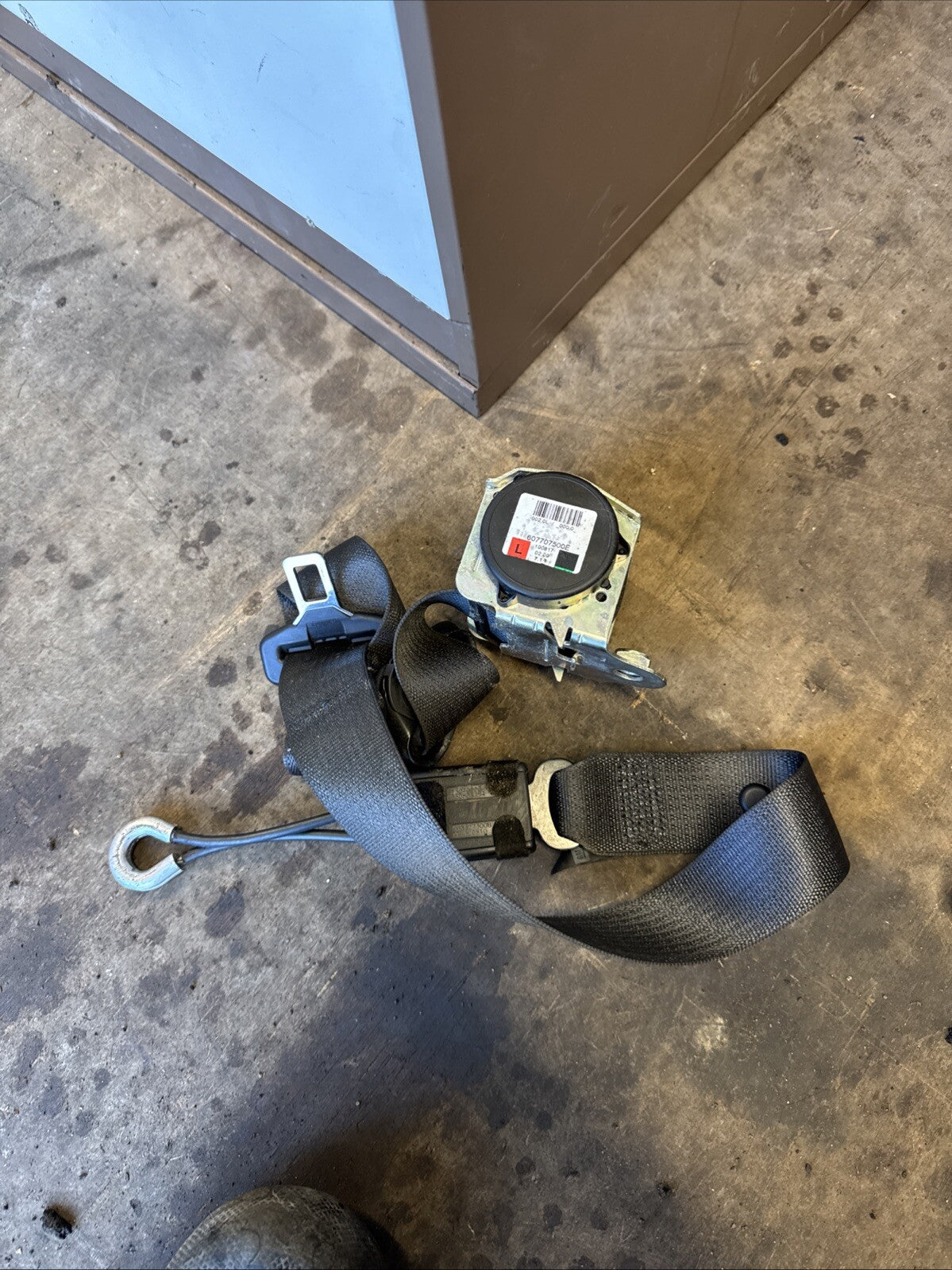 Vauxhall Corsa D Front Seat Belt Passenger Side 607707500E
