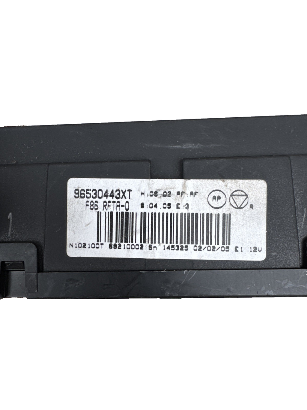 Peugeot 1007 Heater Climate Control Panel 96530443XT