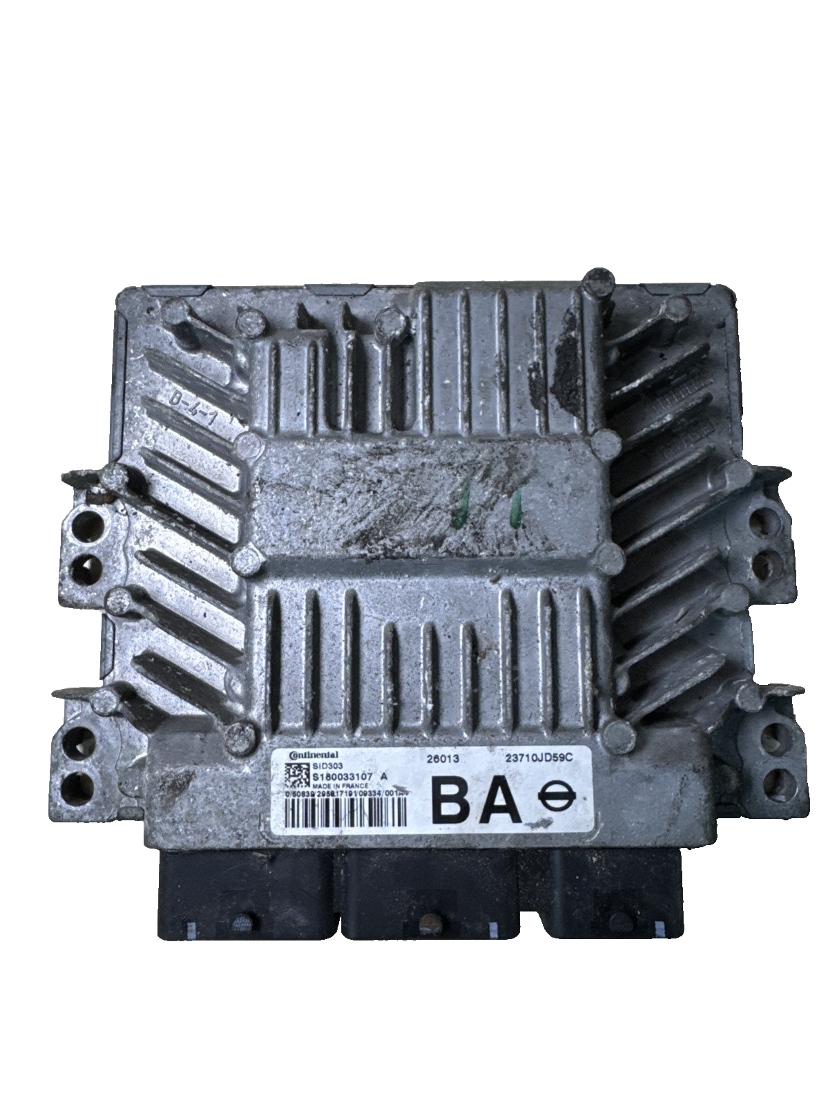 2008 NISSAN QASHQAI J10 1.5 DCI ENGINE CONTROL ECU 23710JD59C S180033107A