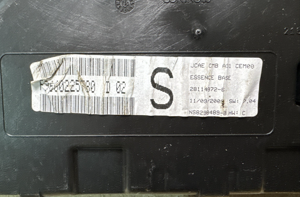 2008 CITROEN C2 SPEEDOMETER  INSTRUMENT CLUSTER P9660225780
