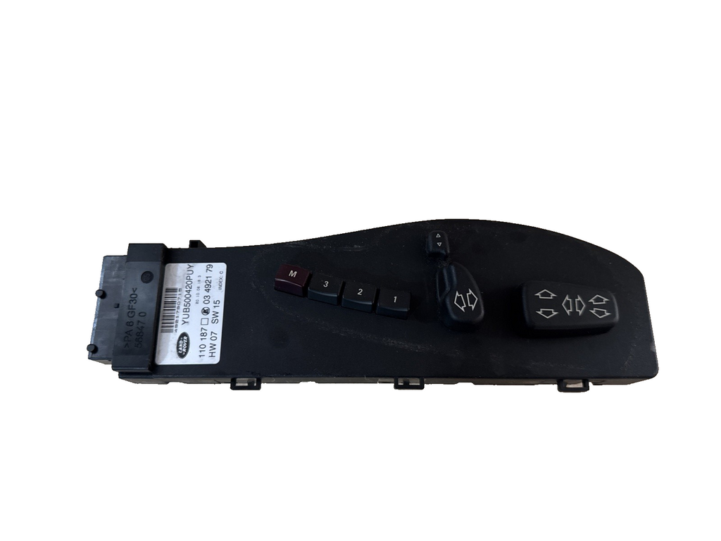 RANGE ROVER L322 TDV8 3.6 2007 RIGHT FRONT ELECTRIC SEAT CONTROL YUB500420PUY