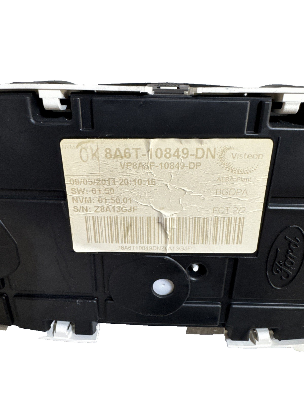 2010 FORD FIESTA MK7 1.6 TDCI DIESEL SPEEDOMETER CLUSTER 8A6T10849DN