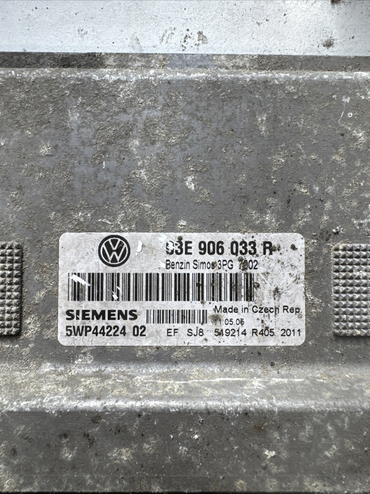 Volkswagen Polo Engine Control Unit ECU 1.2 12V Petrol 2005 9N3 OEM 03E906033R