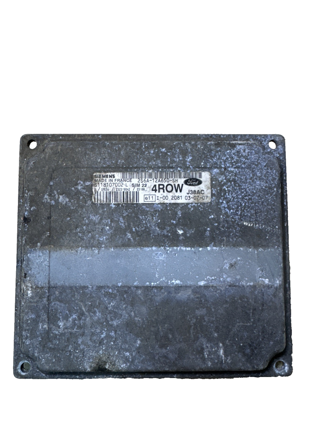 FORD FIESTA 2003 1.4 PETROL MK6 5DR ENGINE ECU 2S6A-12A650-SH